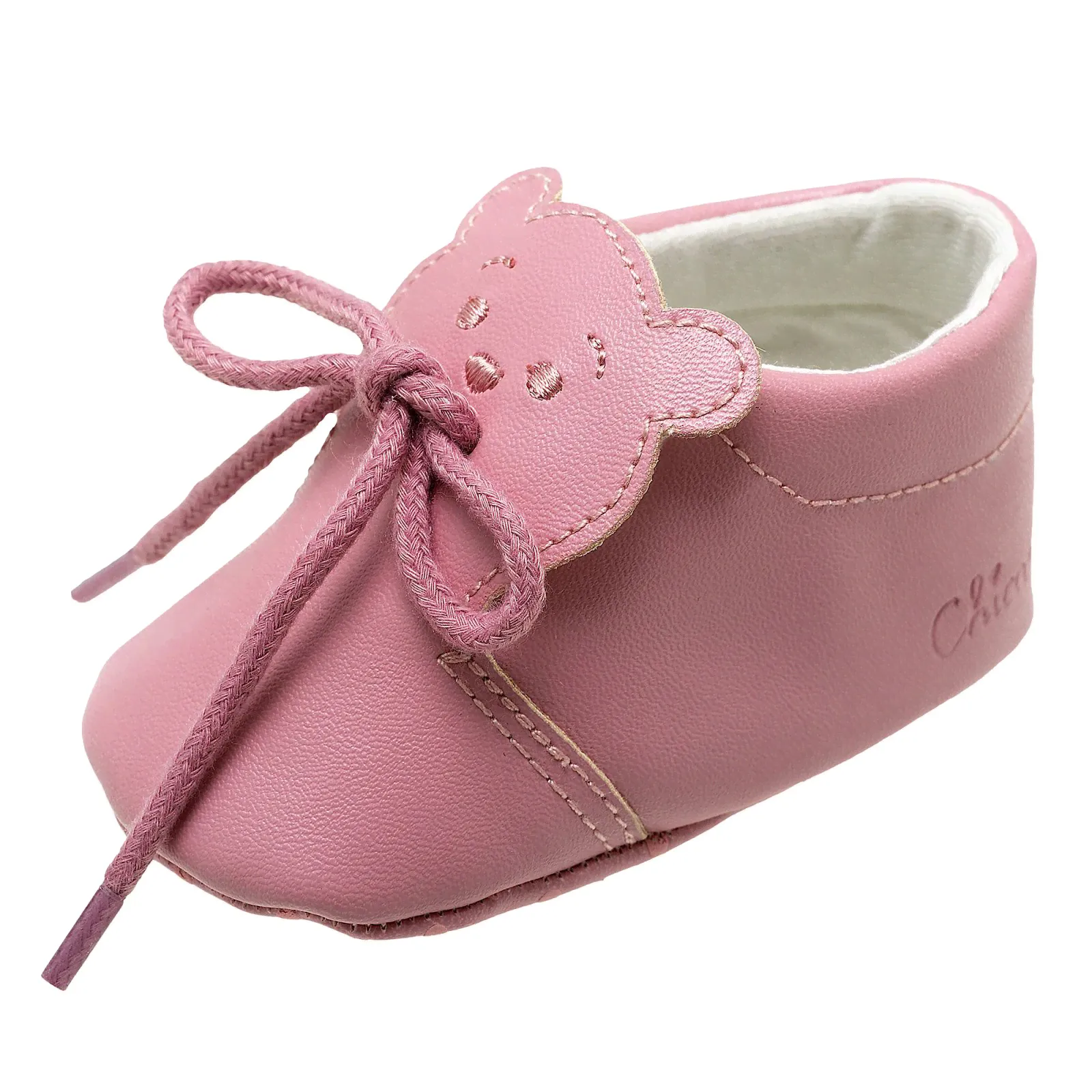 Пинетки chicco onelly, для девочек, р.18, цвет розовый