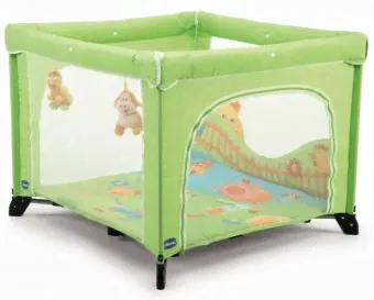 Манеж Chicco Open world green