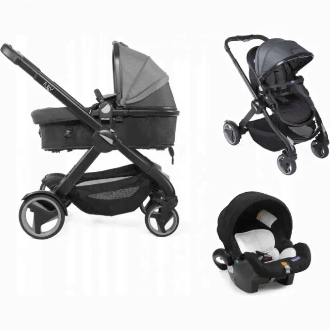 Коляска CHICCO FULLY STONE, Черный 79002850000-1